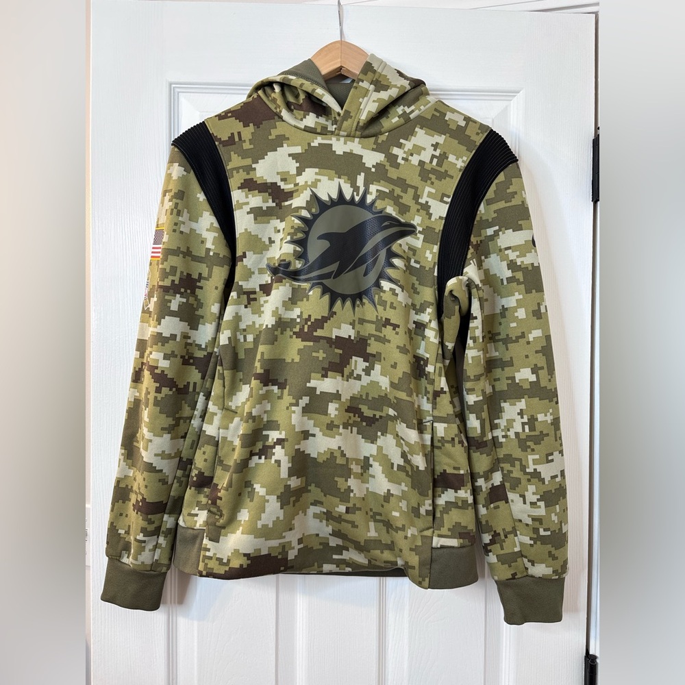 NFL Miami Dolphins Dri-FIT Camouflage team hoodie